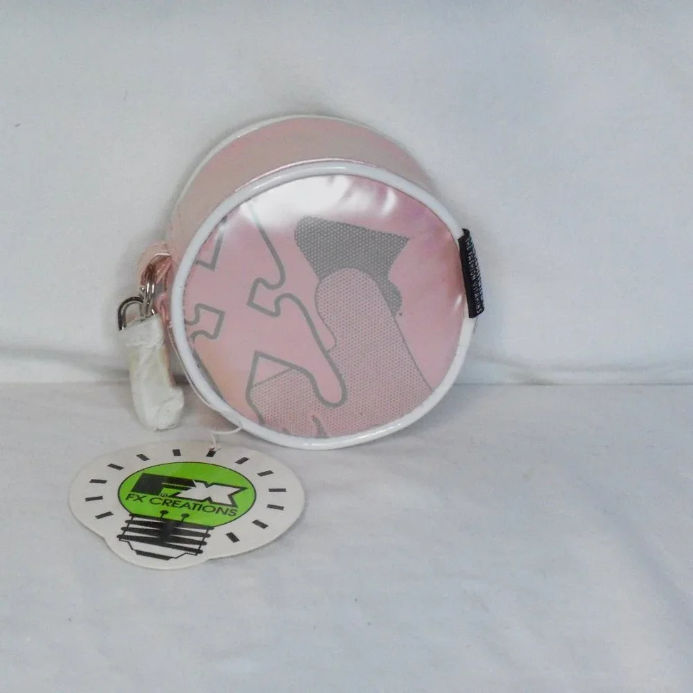 FX Creations Vinyl Pink Coin Purse Vintage 1996 NEW - Picture 1 of 3